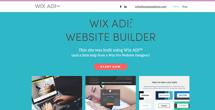 WixADIのホームページ